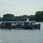 Aue 002 am 26.7.2008 auf der Alster vor dem Uhlenhorster Fährhaus