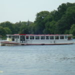 Saselbek 001 am 15.7.2007 auf der Alster vor dem Uhlenhorster Fährhaus