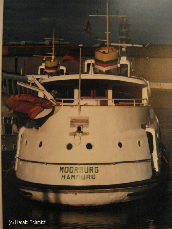 Moorburg ex Grosser Michel (1955) 001 im Oktober 1989 am Hübenerkai