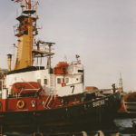 BUGSIER 7 (3) (IMO 7213981)  - Detailansicht, Aufnahme von 1987_1