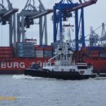 HUNTE (IMO 9454319) am 13.3.2013, Hamburg, Elbe, Höhe Athabaskakai  /_1