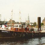 SCHLEPPKO 11 am 19.6.1992, Hamburg, Elbe, Schlepperponton Vorsetzen_1