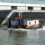 Schubschlepper am 06.09.08 zum nächsten Einsatz