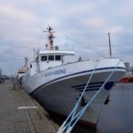 Die "Kloar Kimming" ex "Westerland" am 1.1.08