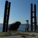 Schiffswrack Uwe vor Blankenese_1