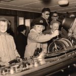 Tag der offenen Brücke auf Wappen v. Hamburg. 1960