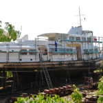 Stadersand in der Werft in Finkenwerder