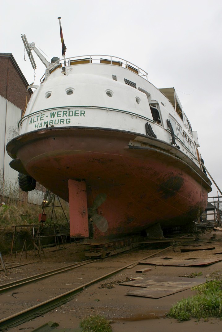 "Alte Werder" auf der Werft am 11.04.08