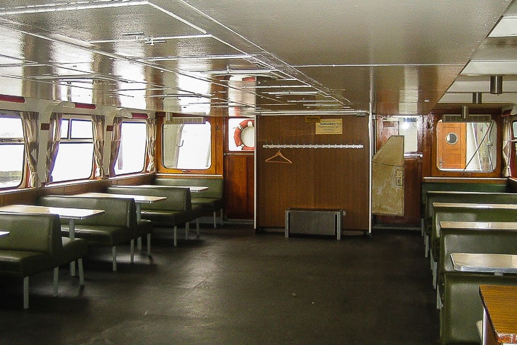 Der Innenraum der Typschiffe