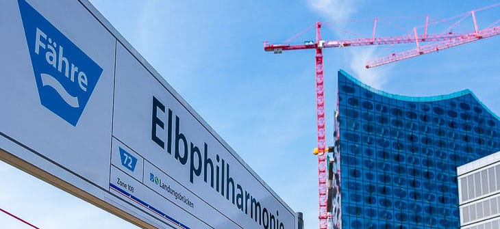 HADAG-Anleger an der Elbphilharmonie in Hamburg