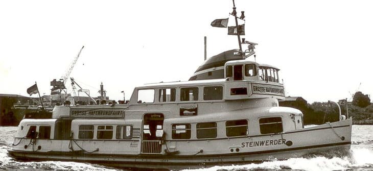 Die ehemalige HADAG-Hafenfähre STEINWERDER