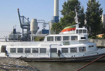 Ex-HADAG-Hafenfähre REEPERBAHN in Schnelles Hafen in Wedel